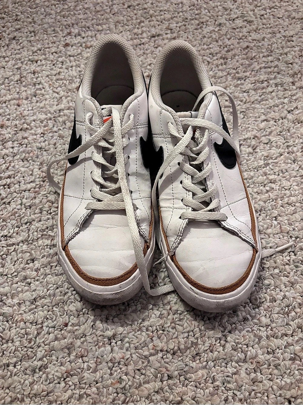 Girls Nike Court Vision Low Sneakers White US 4.5